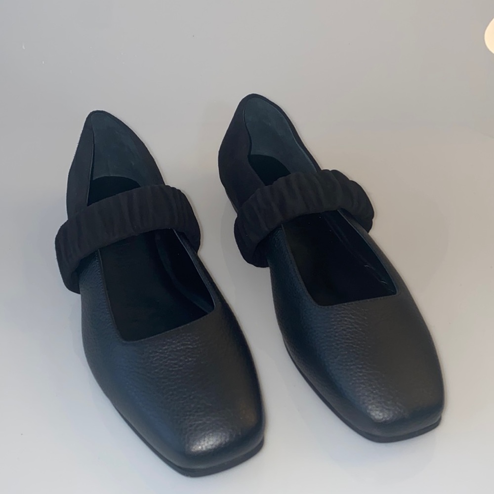 M. Gemi The Ballare Black Tumbled Leather 40